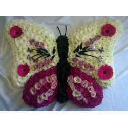 Large Floral Butterfly