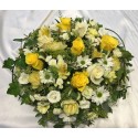 Yellow Funeral Posy